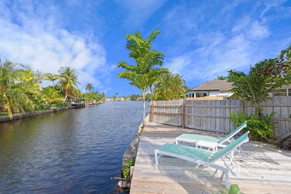 Waterfront-Heated Pool-Mini Golf-Game Room-2Mi Beach Fort Lauderdale Esterno foto