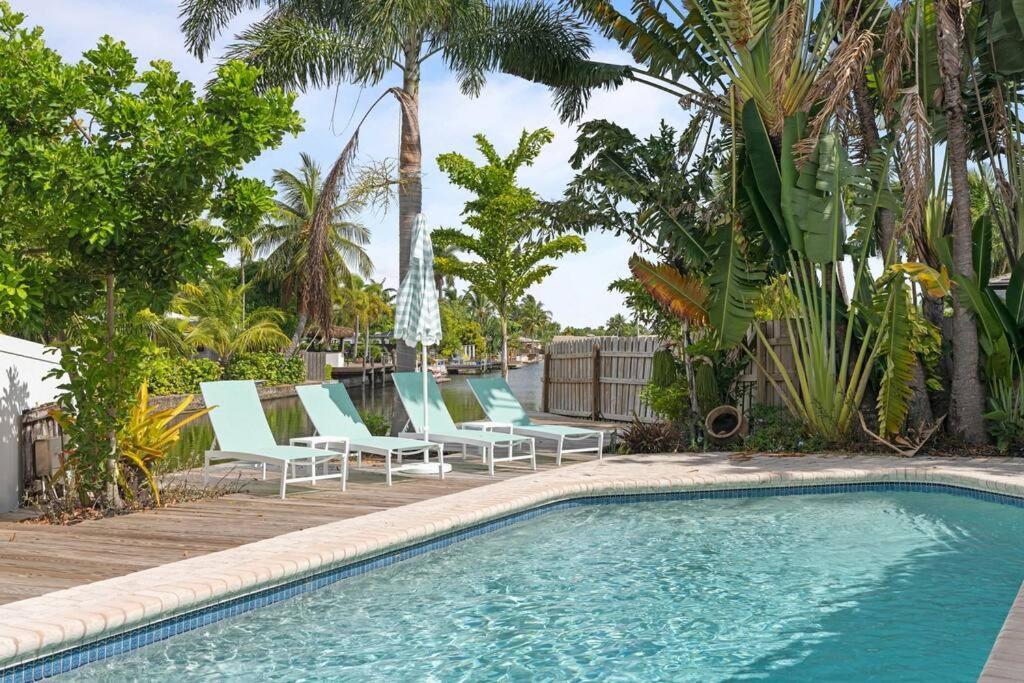 Waterfront-Heated Pool-Mini Golf-Game Room-2Mi Beach Fort Lauderdale Esterno foto