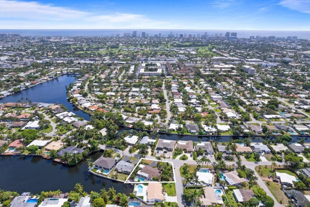 Waterfront-Heated Pool-Mini Golf-Game Room-2Mi Beach Fort Lauderdale Esterno foto